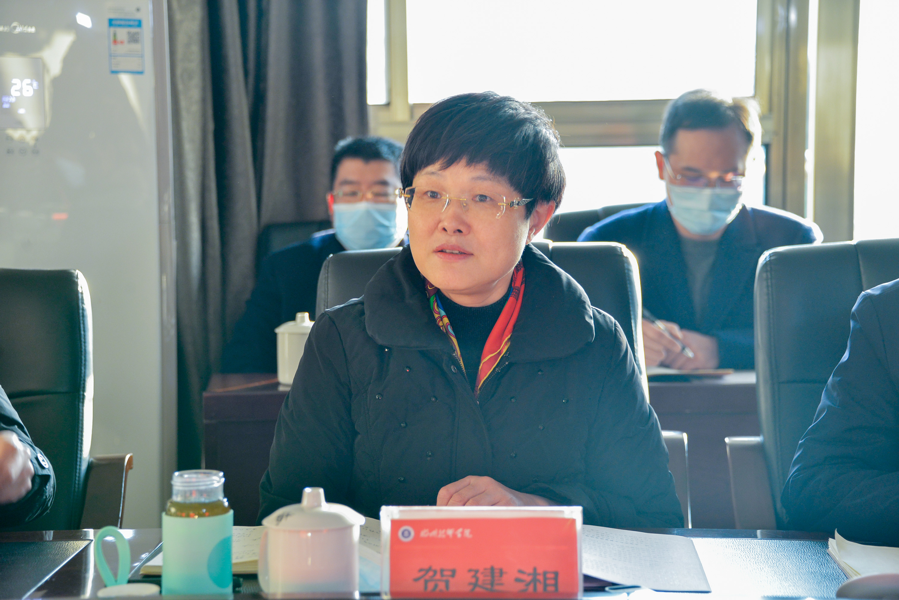 贺建湘副市长来我院调研_学院新闻_郴州技师学院